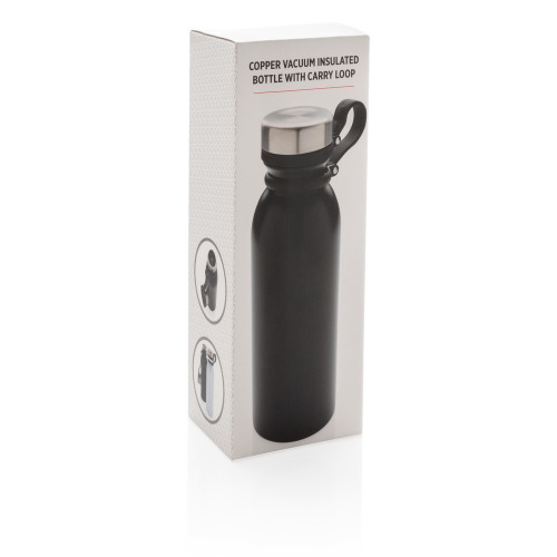 Butelka termiczna 600 ml Czarny P436.711 (4)