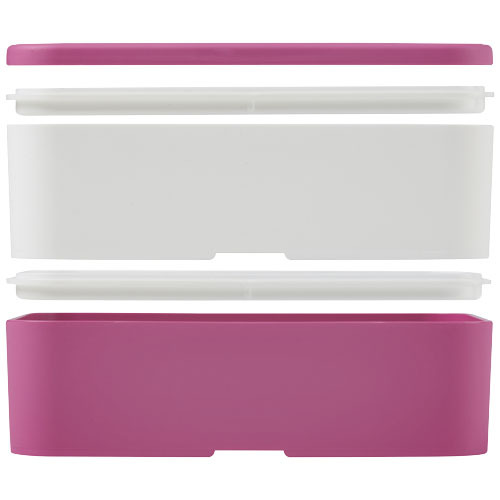 MIYO dwupoziomowe pudełko na lunch Różowy 21047004 (6)