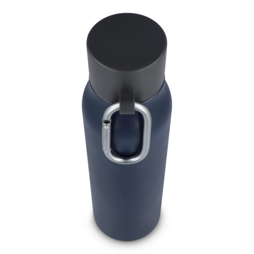 Butelka z matowym wykończeniem, butelka termiczna 600 ml Ciemnoniebieski LT98696-N0010 (5)