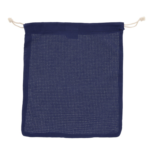 Bawełniana torba wielokrotnego użytku na żywność OEKO-TEX® 25x30cm Ciemnoniebieski LT95207-N0010 