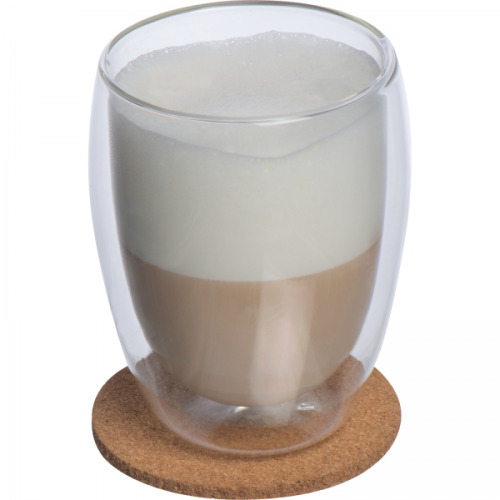 Podkładka pod kubek korkowa MARION Beżowy 8313013 (4)