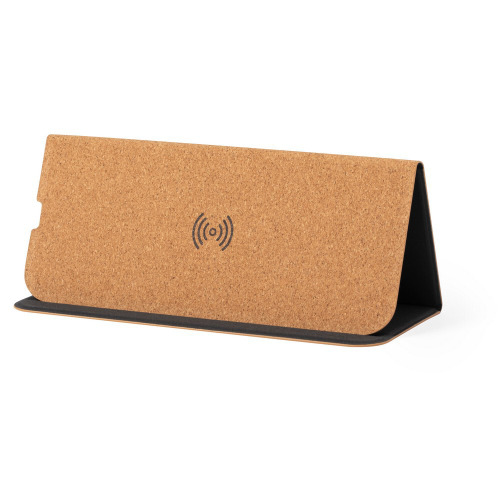 Korkowa podkładka pod mysz, ładowarka bezprzewodowa 5W, stojak na telefon Neutralny V0388-00 (6)