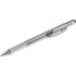 Długopis wielofunkcyjny, touch pen, linijka, poziomica srebrny V1919-32  thumbnail
