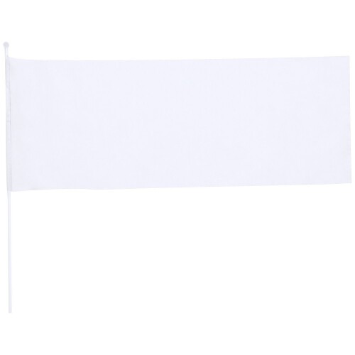 Flaga kibica biały V7801-02 