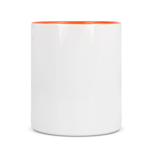 Kubek subli Oslo kolorowy w środku i uchwycie 300ml Biały / pomarańczowy LT51164-N0126 (4)