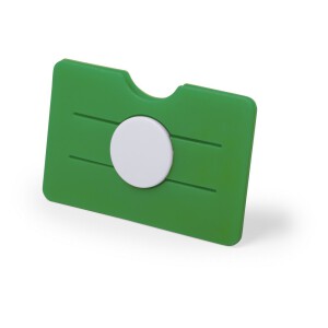 Uchwyt do telefonu, etui na karty kredytowe zielony