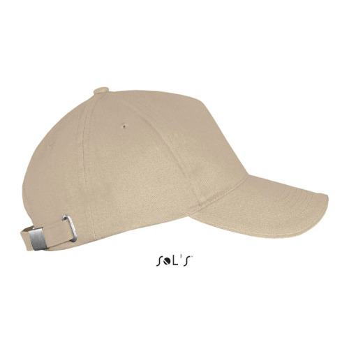 LONG BEACH Czapka 5 pan. Beige S00594-BE-M (1)