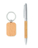 Zestaw - brelok i długopis drewna MO9775-40 (5) thumbnail