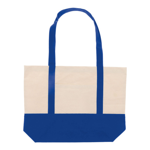 Torba plażowa płótno bawełniane OEKO-TEX® 280g/m² 42x10x30cm Niebieski LT95247-N0011 (1)