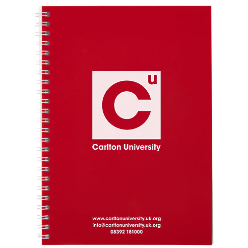 Notatnik Rothko w formacie A5 Czerwony 21243074 (1)