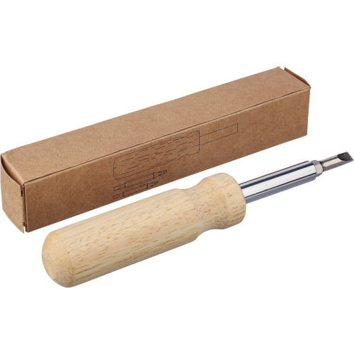 Śrubokręt, 4 końcówki Brązowy VA565-16 