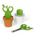 Nożyczki w pojemniku Cactus Wielokolorowy QL10282-OR-GN  thumbnail