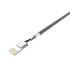 Nylonowy kabel do transferu danych LK30 Lightning Quick Charge 3.0 Czarny EG 818503 (2) thumbnail
