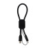 Kabel USB-C wielkości breloczka do kluczy 60 W  Czarny LT95663-N0002 (1) thumbnail