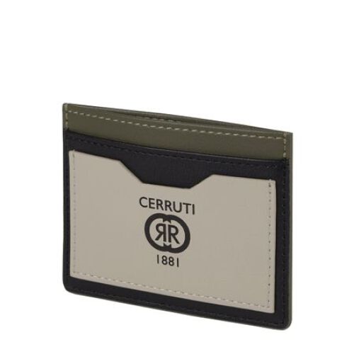 Etui na karty Brick Beige Khaki Black Beżowy NEC327X (1)