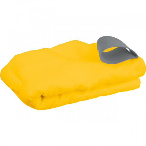 Mały ręcznik z mikrofibry 160 g/m² HUGH żółty 7475408 (5)