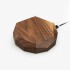 Ładowarka indukcyjna geometryczna drewniany - orzech BWD05463  thumbnail