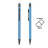 Długopis aluminiowy, gumowany, touch / Fabir Tourquise Blue IP13149663  thumbnail