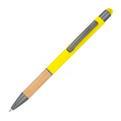Długopis metalowy touch pen soft touch BRYGIDA żółty 1358108 