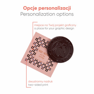 Słodycze Reklamowe Advert Card - Czekoladowy Medalik Chocolate Expert