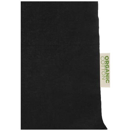 Odisha organiczna torba na zakupy z certyfikatem OCS o gramaturze 140 g/m², 7 l  Czarny 12078090 (4)