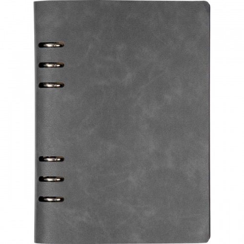 Kołonotatnik A5 w linie z trzciny cukrowej ROSARIA Szary 2525307 (5)