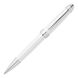 Długopis Icon Camel/Chrome Biały
