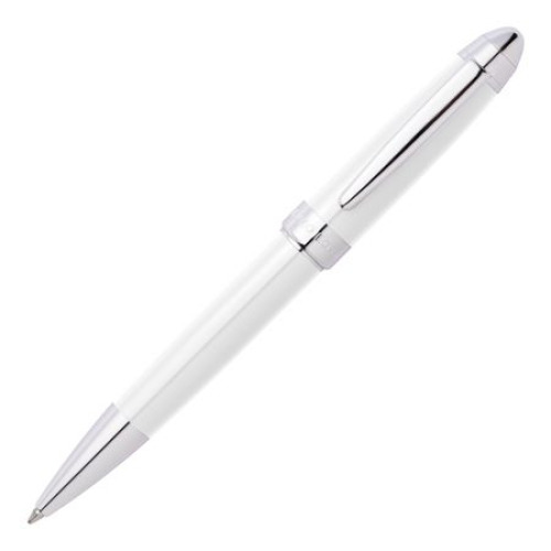 Długopis Icon Camel/Chrome Biały HSN0014F 