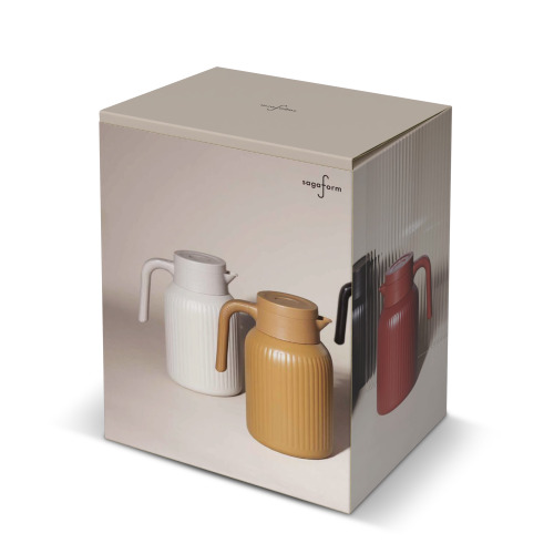 Karafka termiczna Sagaform Trine (z recyklingu) 1.5 L Brązowy LT52137-N0051 (3)