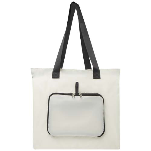 Składana torba na zakupy EcoFold z materiału RPET, o pojemności 16 l Sandstone 13009106 (2)