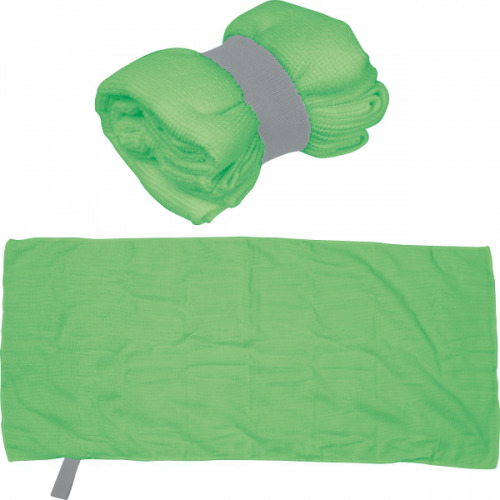 Mały ręcznik z mikrofibry 160 g/m² HUGH Zielony 7475409 