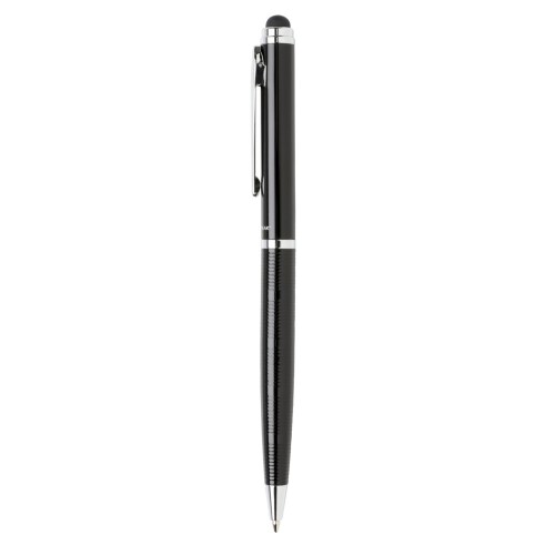 Długopis, touch pen Swiss Peak czarny, srebrny P610.440 (2)