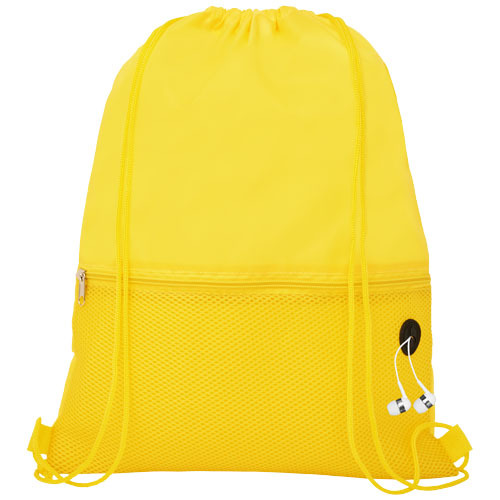 Siateczkowy plecak Oriole ściągany sznurkiem Żółty 12048707 (4)