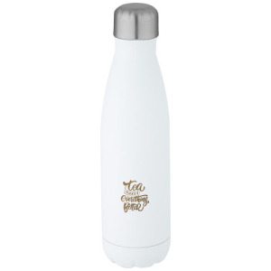 Cove butelka o pojemności 500 ml wykonana ze stali nierdzewnej z recyklingu z miedzianą izolacją próżniową posiadająca certyf