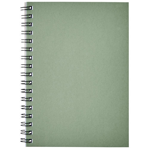 Desk-Mate® kolorowy kołonotatnik A6 z materiałów z recyklingu Jasnozielony 21018860 (5)