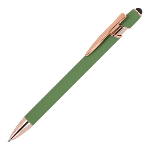 Ballpen Paris Deluxe Metal Rubberised Oliwkowa zieleń LT87783-N0043 