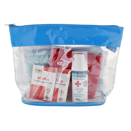 Turystyczny zestaw higieniczny - duży Niebieski SG909104 