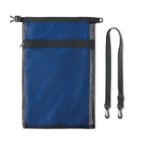 Wodoodporna torba 6L z paskiem niebieski MO6370-37 (3)
