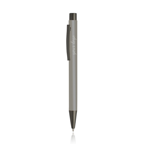 Długopis metalowy aluminiowy soft touch / Rupen Ciemnoszary IP13148796 (2)