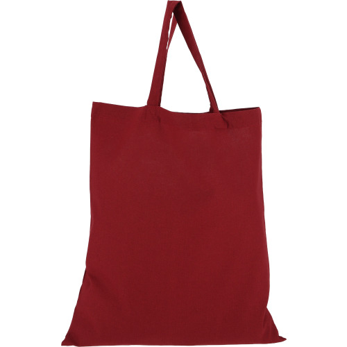Torba bawełniana z krótkimi uszami 140 g/m2 BREGENZ Bordowy 068002 (3)
