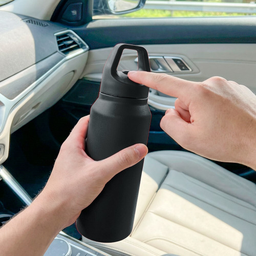 Butelka sportowa 530 ml  Air Gifts | Almaide Czarny VA930-03 (3)