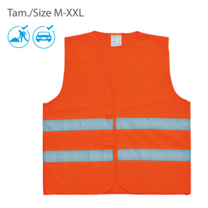 Kamizelka odblaskowa M Fluorescent Orange