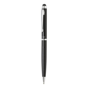Długopis, touch pen Swiss Peak czarny, srebrny