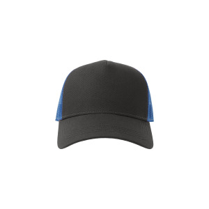 Czapka z Daszkiem Trucker Bawełna Organiczna Recykling Poliester - Black & Black