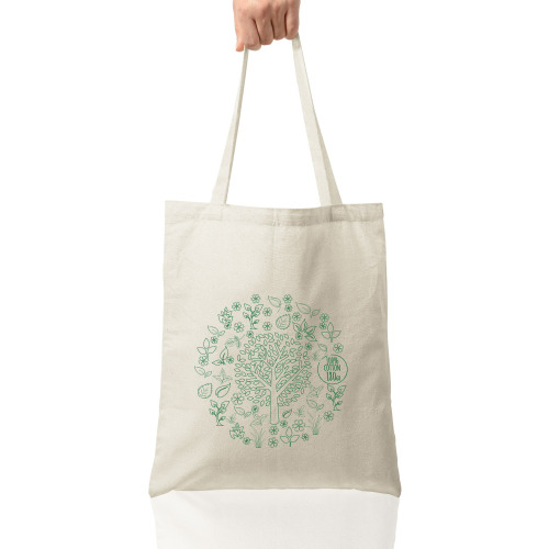 180g 100% Torba bawełniana z długą rączką / Cotton180 Natural IP31110180 (2)