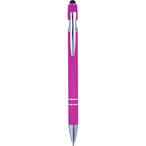 Długopis, touch pen różowy V1917-21 