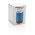 Korkowy kubek termiczny 180 ml niebieski P432.265 (5) thumbnail