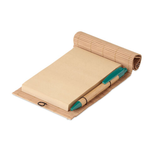 Bambusowy notatnik 80 kartek drewna MO9570-40 