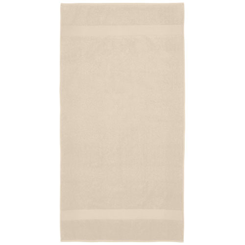 Amelia bawełniany ręcznik kąpielowy o gramaturze 450 g/m² i wymiarach 70 x 140 cm Beżowy 11700202 (2)