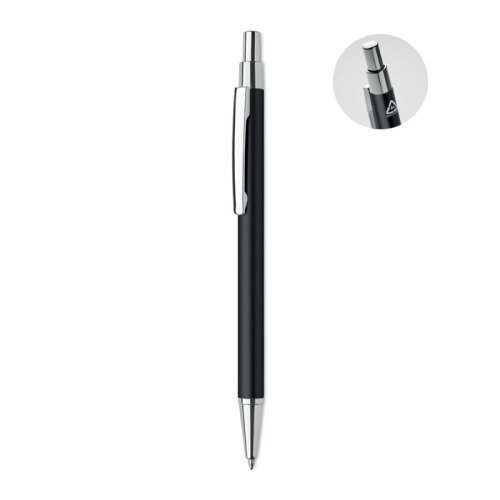 Długopis z aluminium recykling czarny MO6560-03 